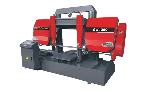 新会GW4250双柱龙门卧式带锯床